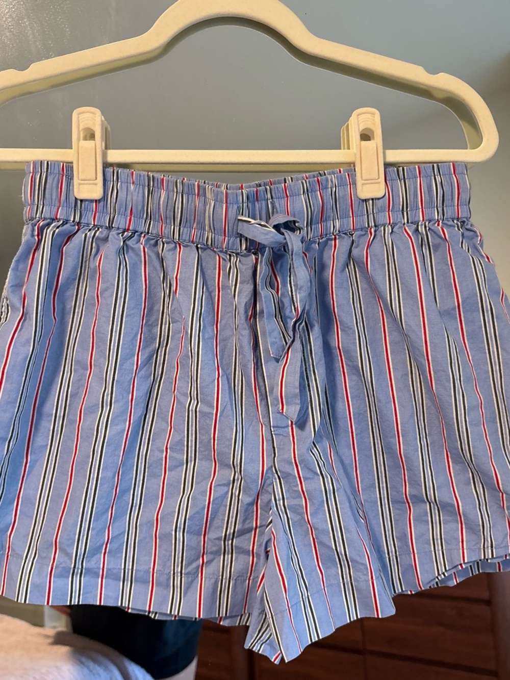 Damson Madder Striped Sleep Shorts